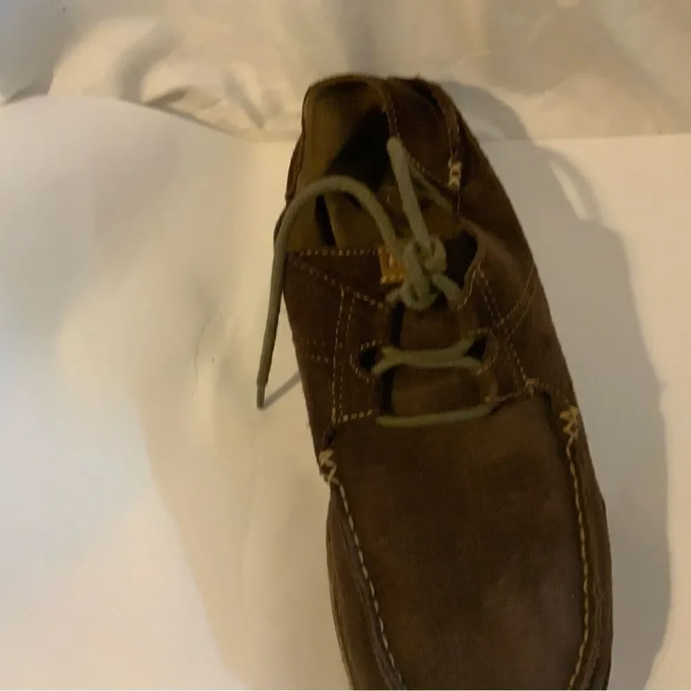 OluKai Suede Men's Ohana Lace-Up Moccassins size 10.5